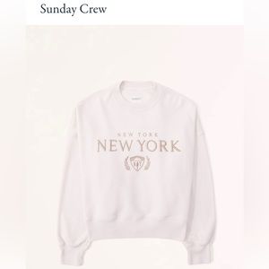 Abercrombie Sweatshirt - Sunday Crew